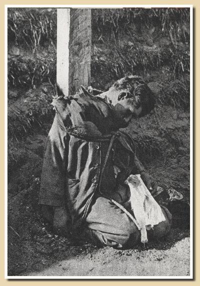execution d'un soldat pendant la Première Guerre Mondiale
